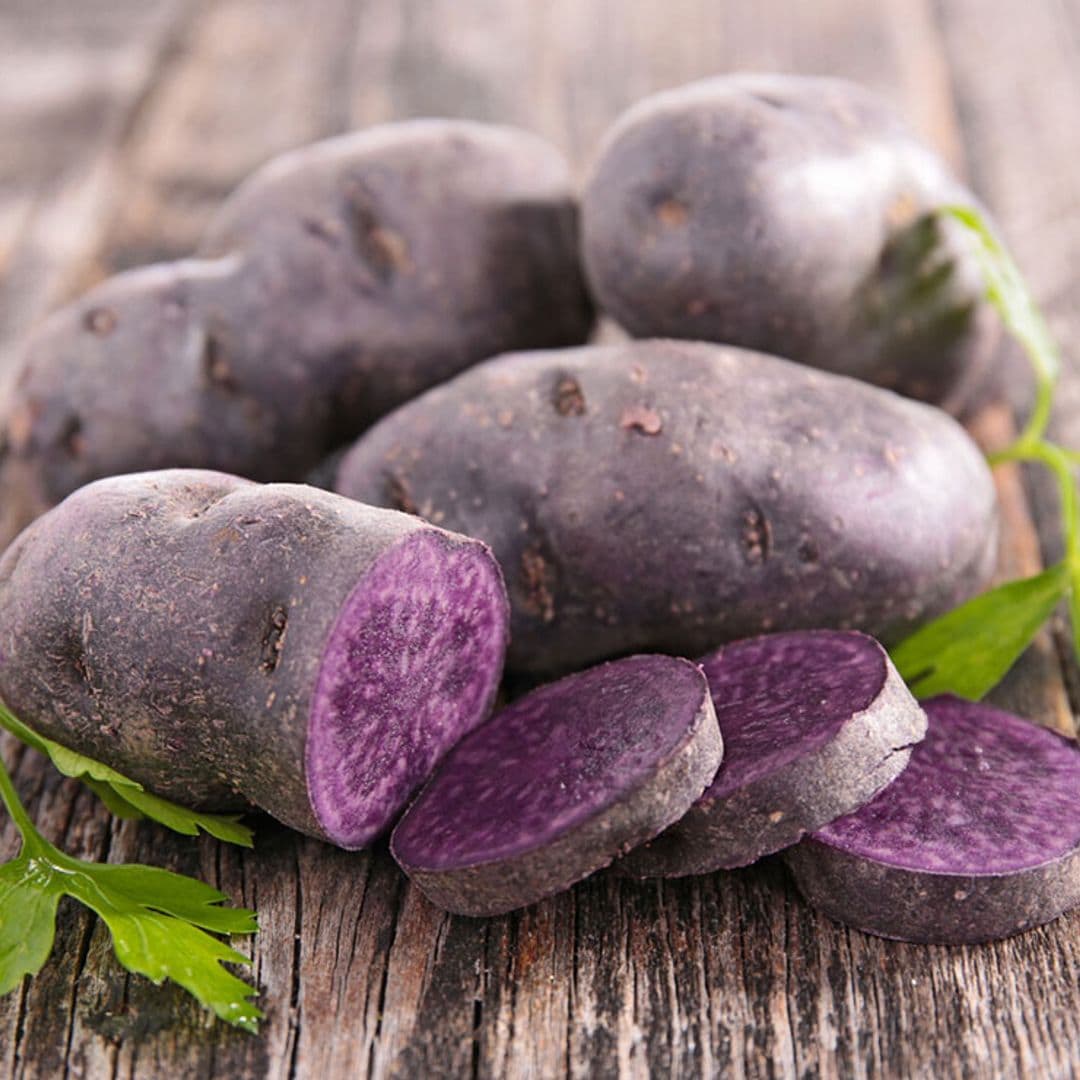 Cocina con patata morada, la reina de los antioxidantes