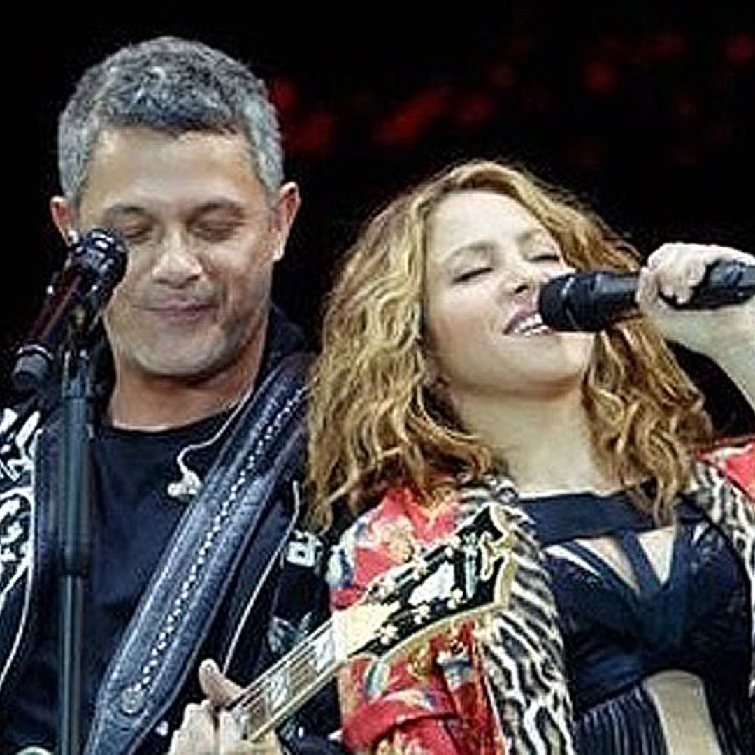 Shakira reaparece en el concierto de Alejandro Sanz