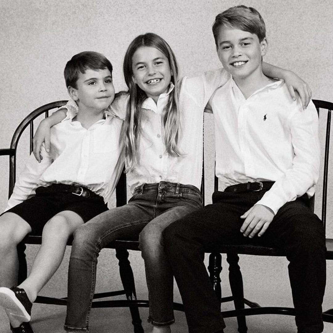 El nuevo posado de George, Charlotte y Louis de Gales