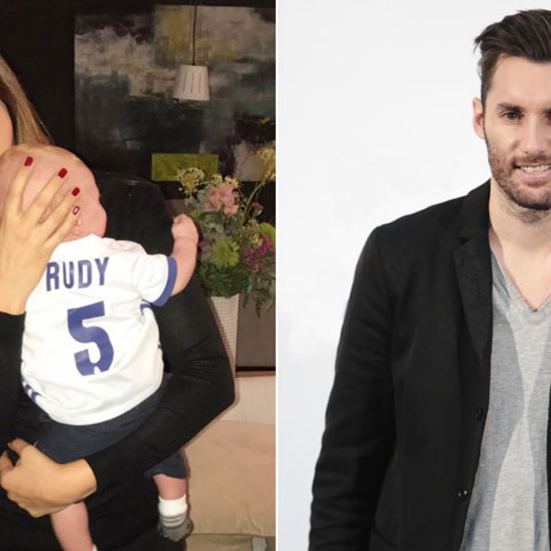 ¡Animando a papá! Helen Lindes y el pequeño Alan, grandes talismanes para Rudy Fernández