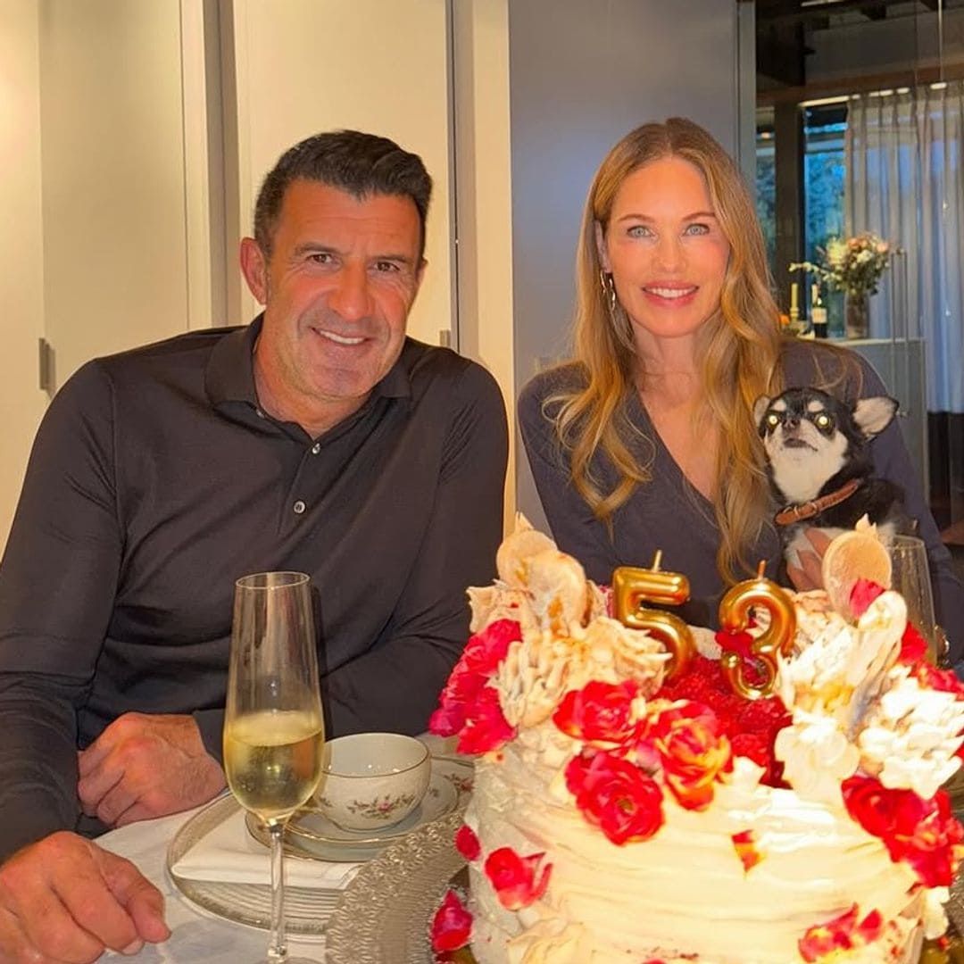 Luis Figo celebra su 53 cumpleaños por todo lo alto: rodeado de su familia y con este lujoso regalo
