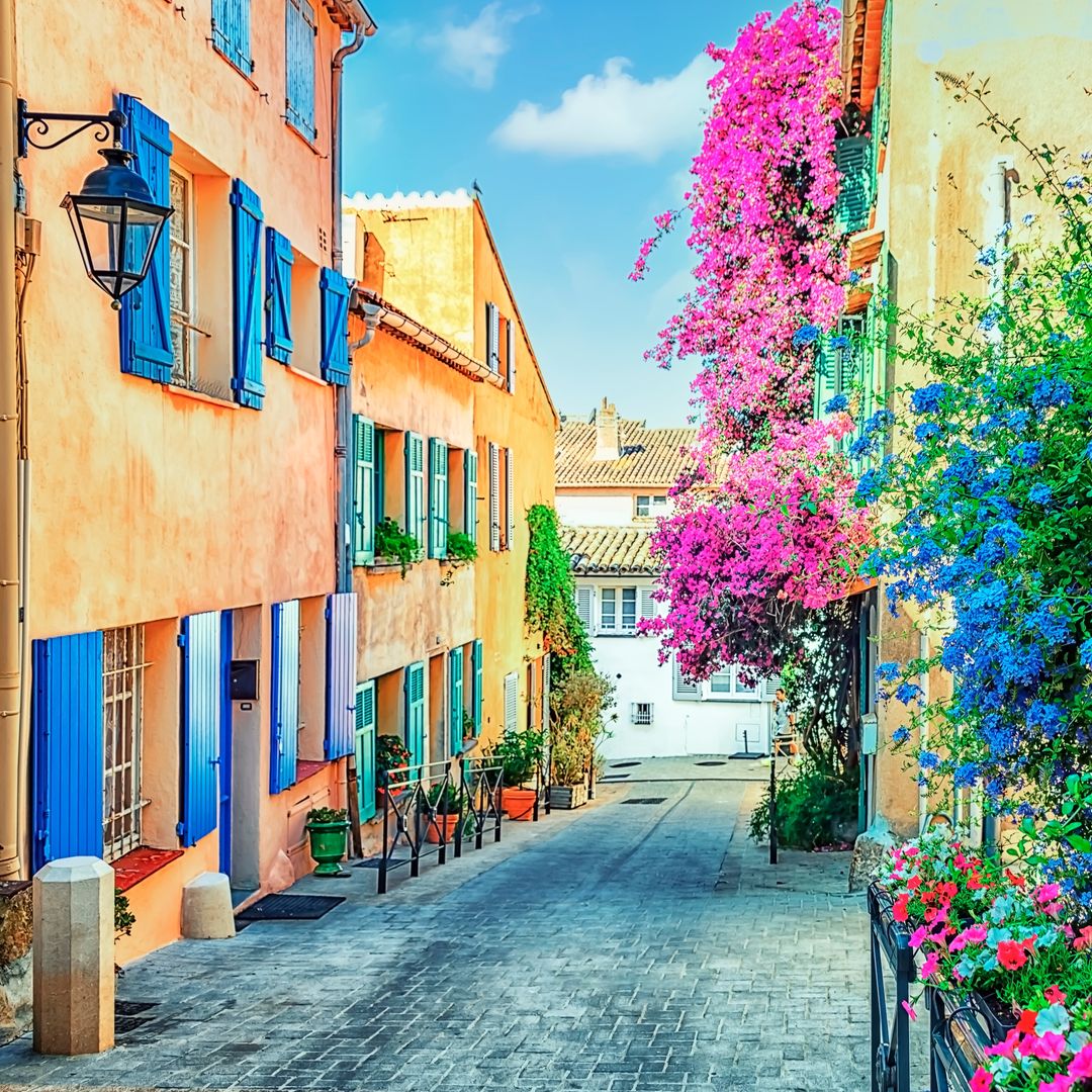 Calles del casco antiguo de Saint-Tropez