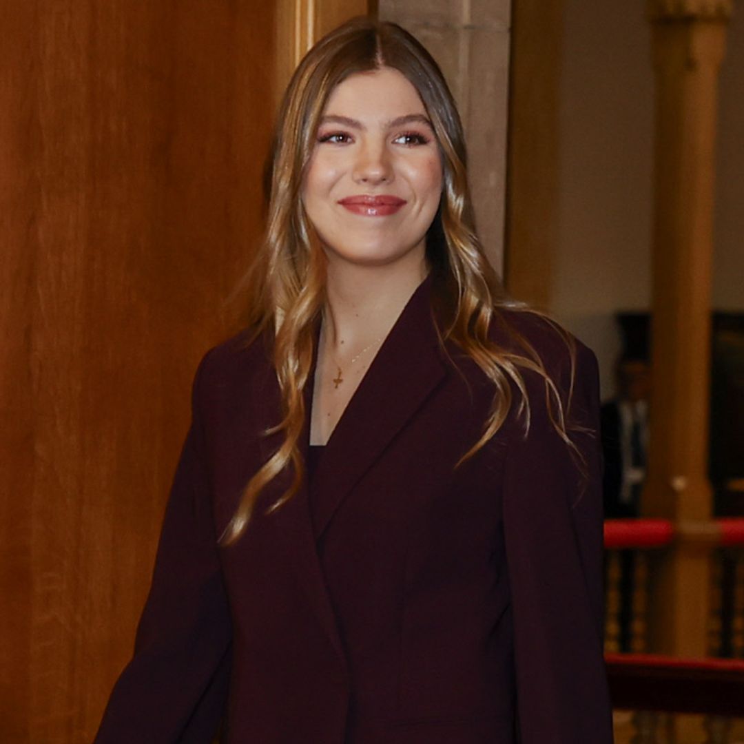La infanta Sofía triunfa en las audiencias con un sofisticado traje de chaqueta en el color tendencia de este otoño