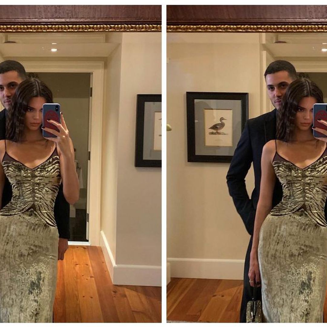 El vestido de terciopelo de Kendall Jenner te puede servir de inspiración