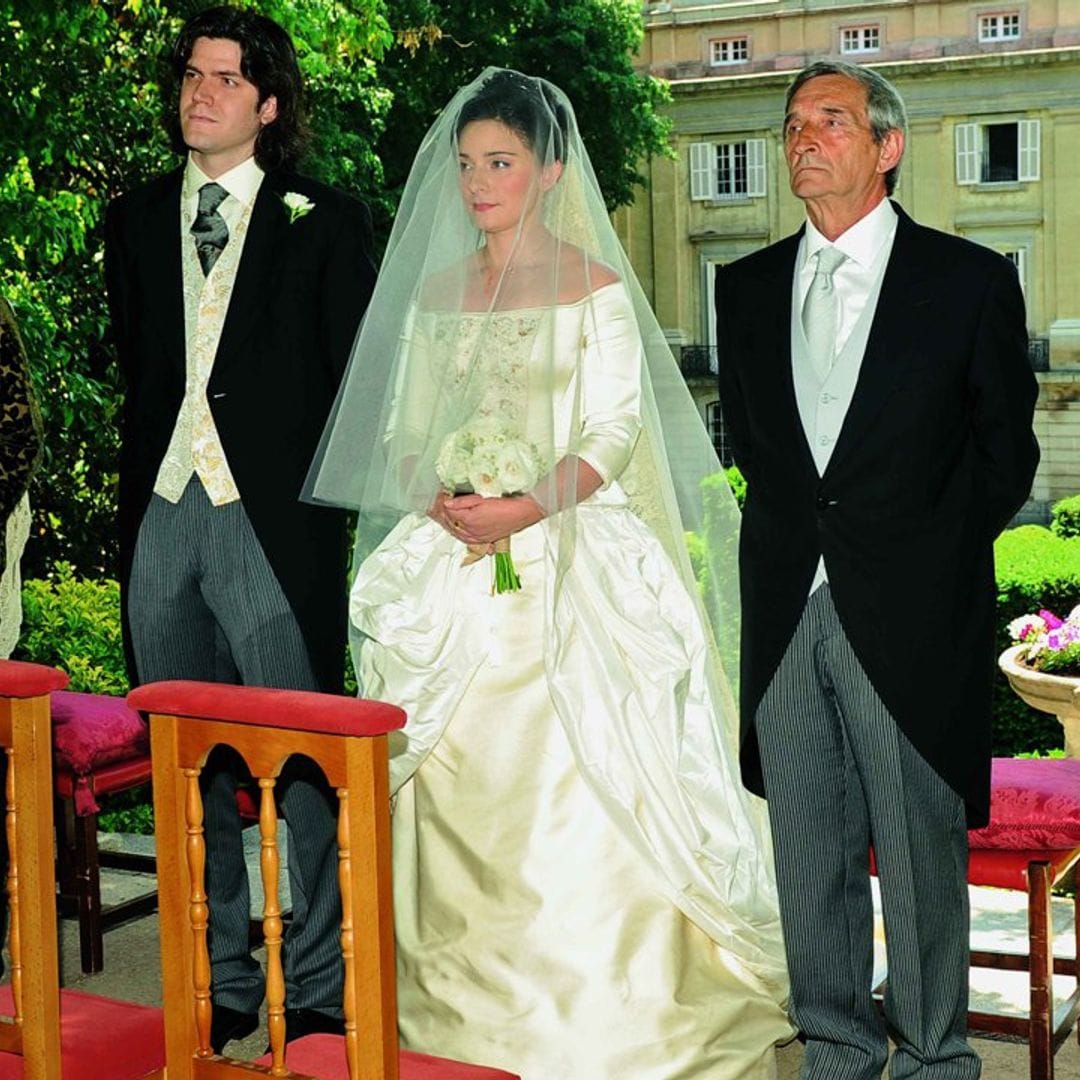 Se cumplen 10 años de la boda de Jacobo Fitz-James y Asela Pérez Becerril, el enlace que nos descubrió los fabulosos jardines del Palacio de Liria