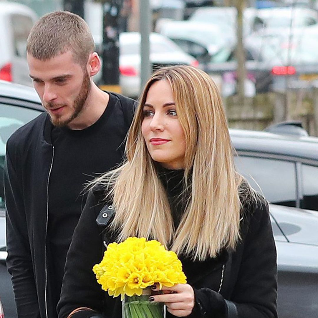 Flores, sonrisas y su familia: el plan perfecto de Edurne y De Gea en Inglaterra