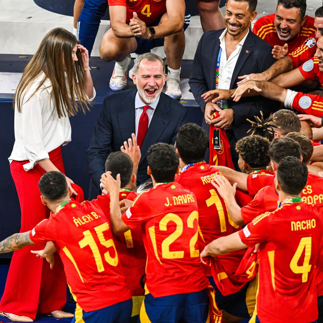 El rey Felipe y la infanta Sofía vibran con el triunfo de La Roja en Berlín