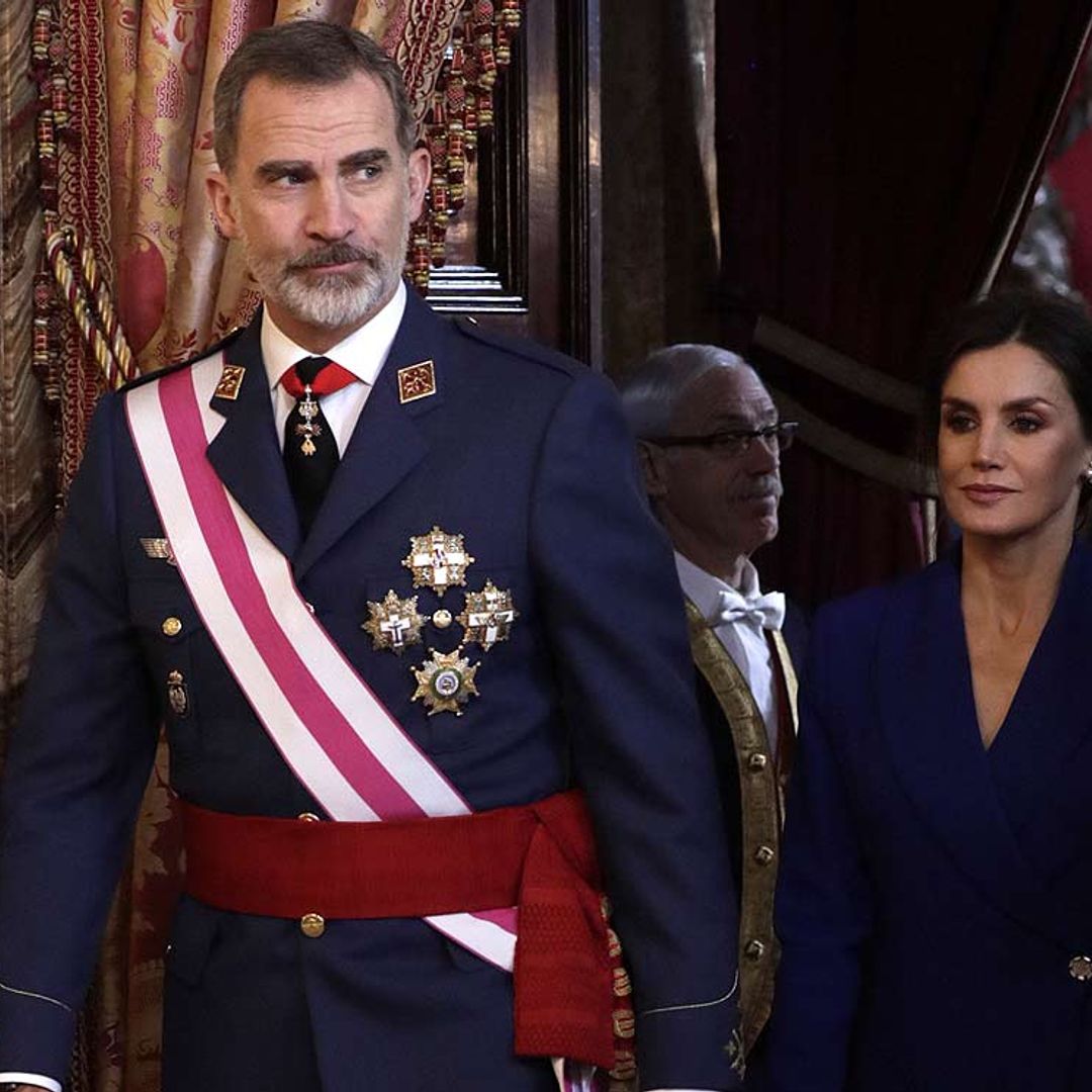 Los reyes Felipe y Letizia arrancan su agenda oficial de 2020 con la Pascua Militar