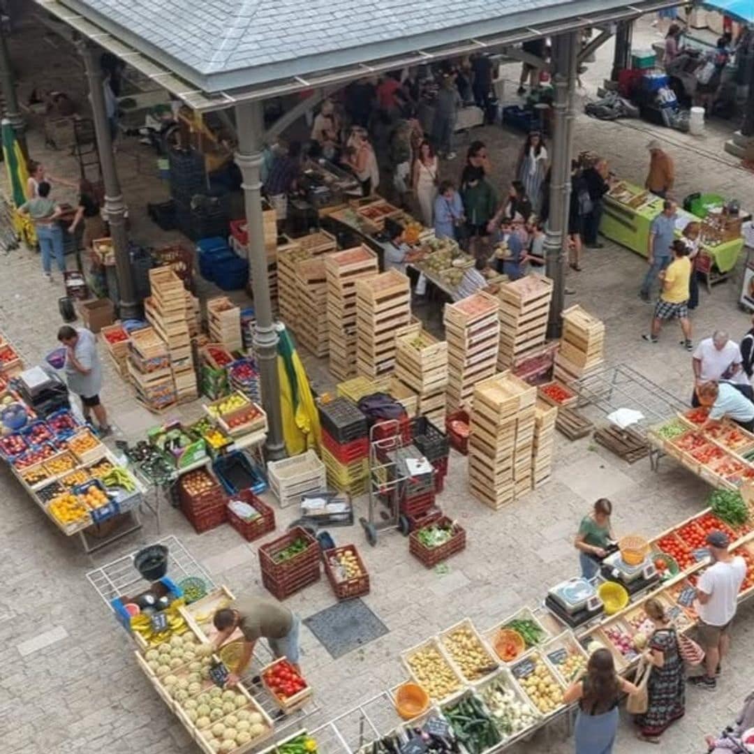 Mercado de Figeat, Lot, francia