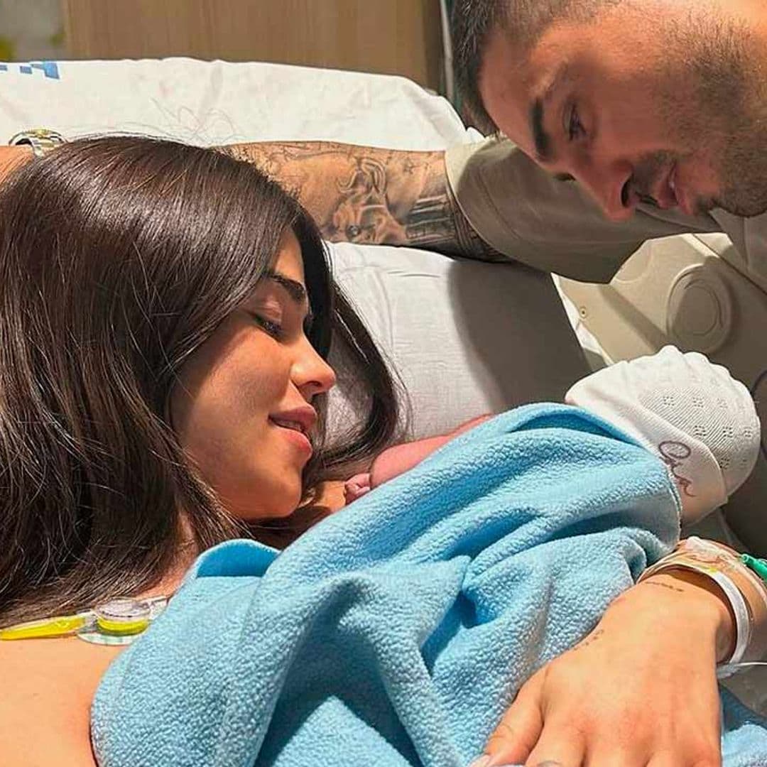 Violeta Mangriñán y Fabio Colloricchio dan la bienvenida a su segunda hija ¡ya está aquí Gia!