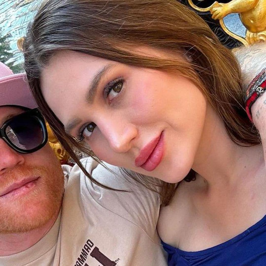 El Canelo Álvarez y Fernanda Gómez pasean su amor por Italia