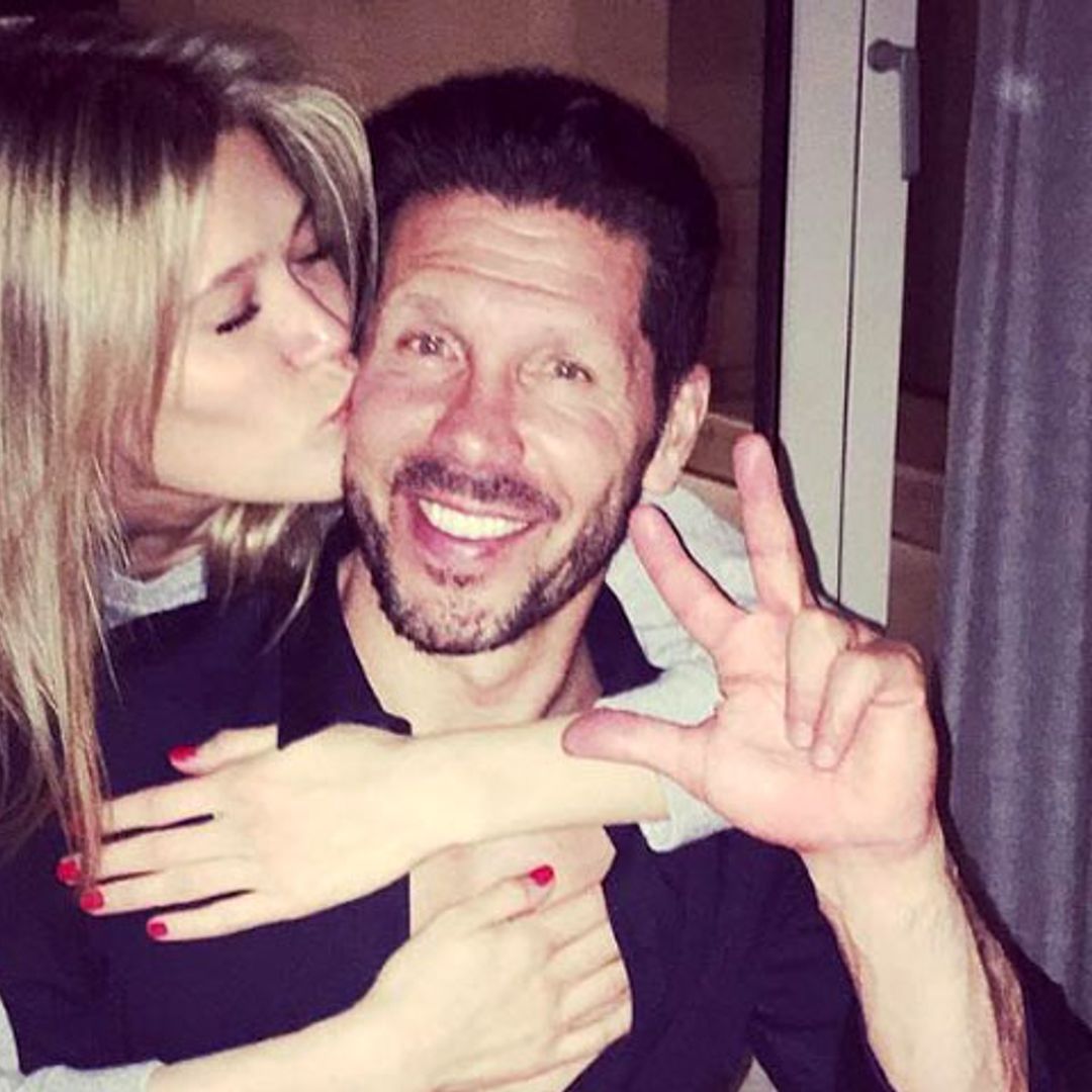 La tierna felicitación de cumpleaños que Carla Pereyra ha enviado a Diego Pablo Simeone