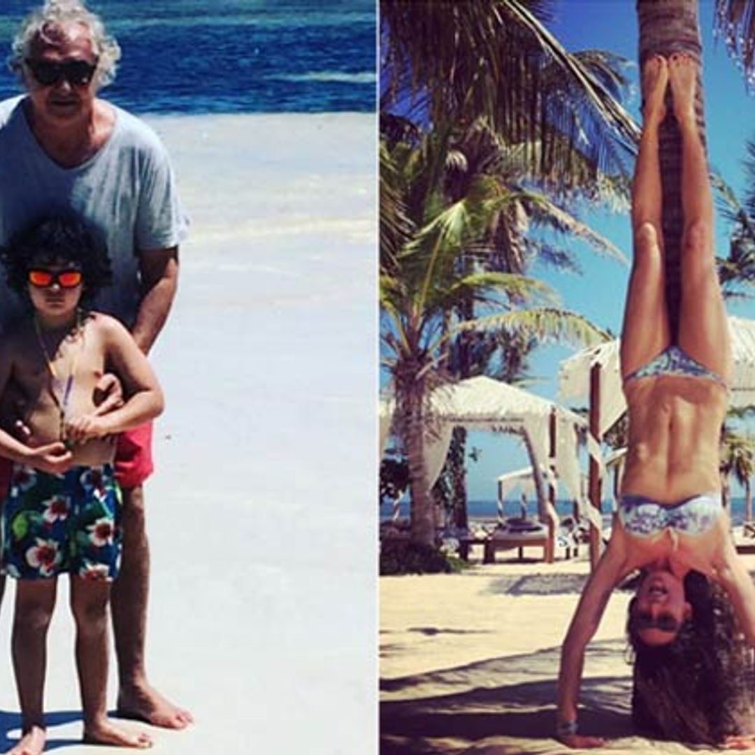 Cabeza arriba, cabeza abajo... ¿qué ritual siguen Flavio Briatore y Elisabetta Gregoraci en Nochevieja?
