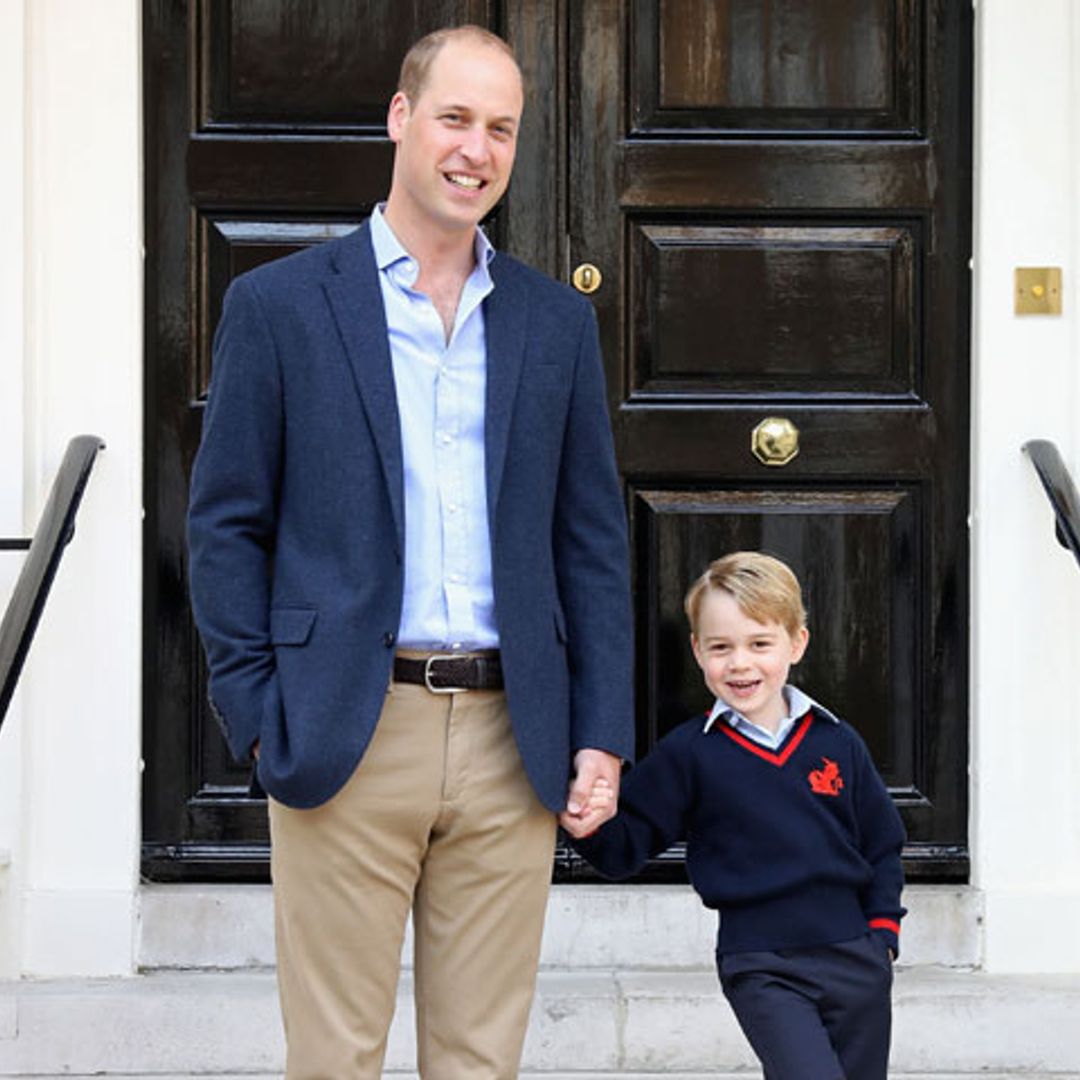 En vídeo y al detalle, ¿cómo vivió el príncipe George su primer día de colegio?
