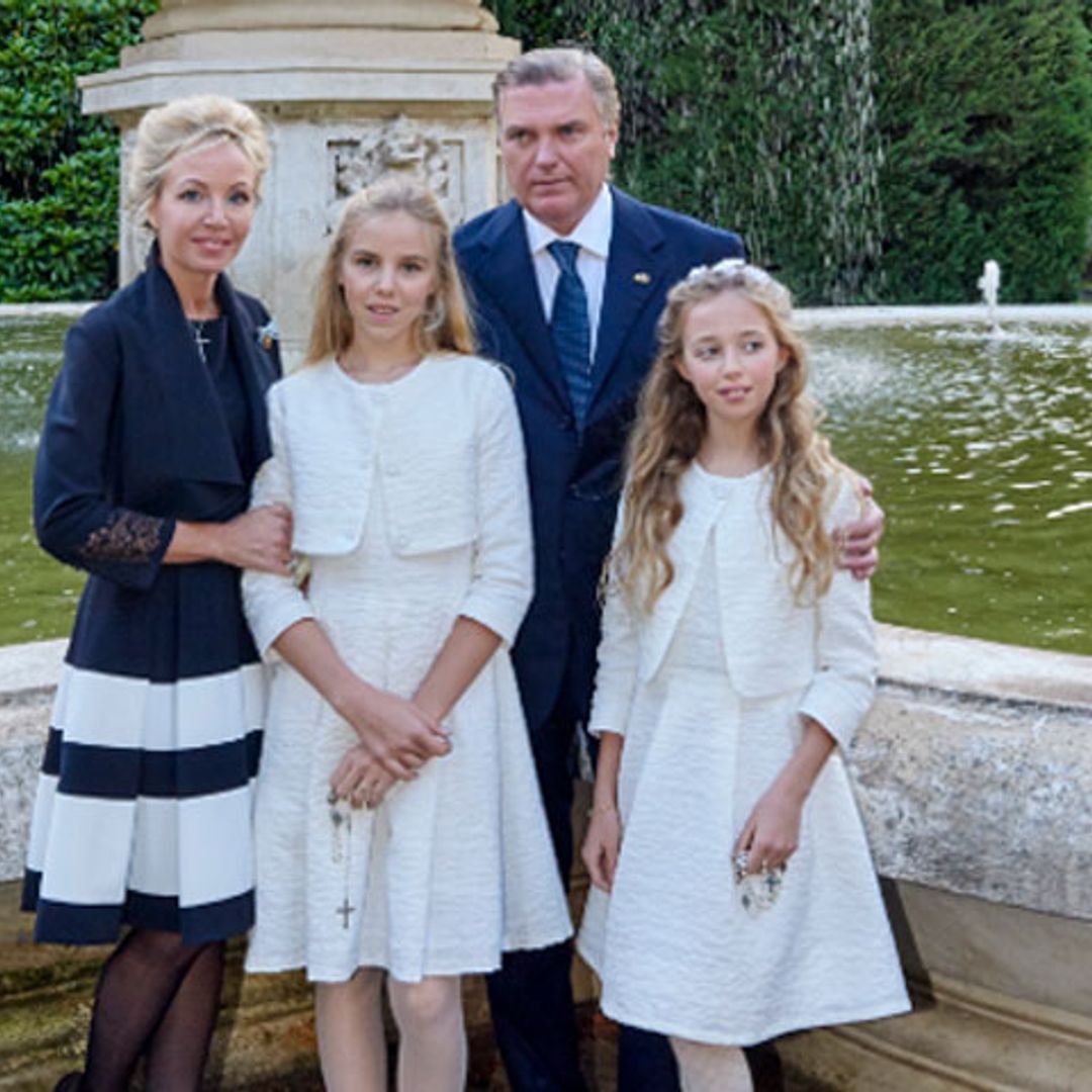 María Carolina y María Chiara de Borbón de las Dos Sicilias celebran su Confirmación en Roma
