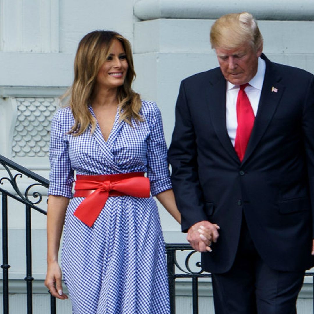 Lo que ocurre cuando Melania coordina su look con el de Donald Trump