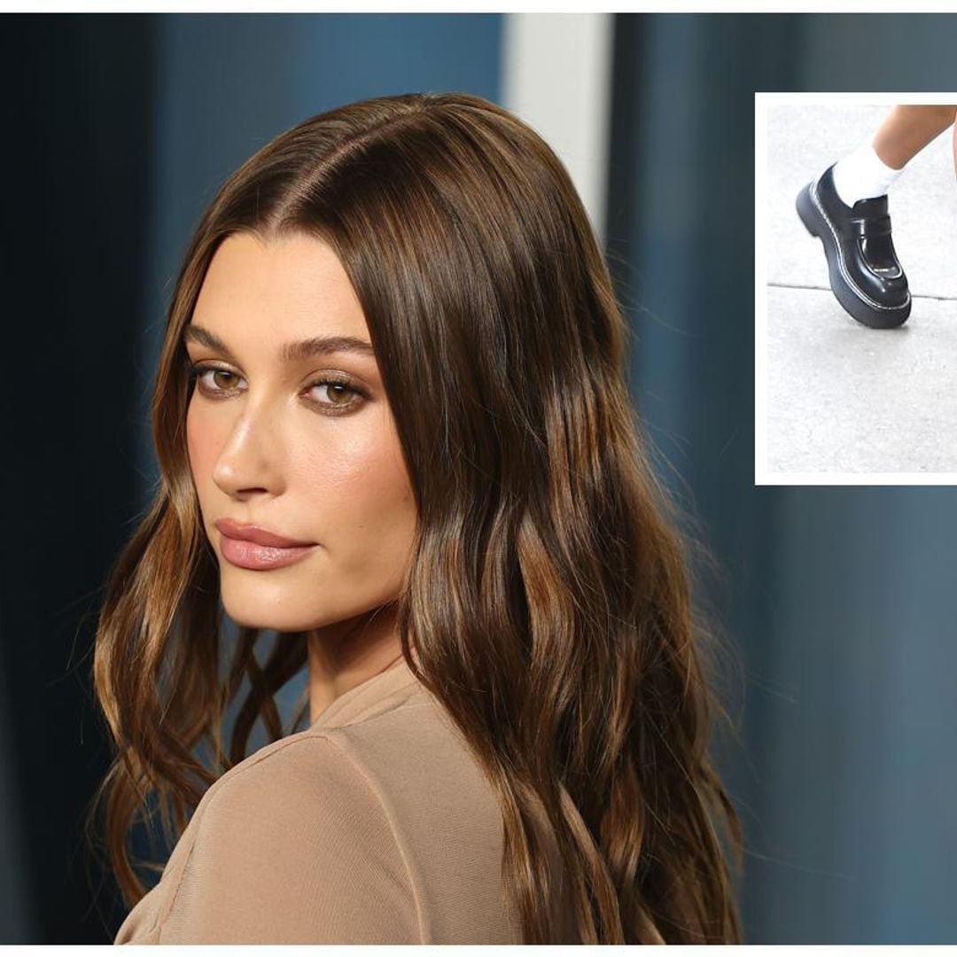 Hailey Bieber da un giro a los mocasines esta temporada