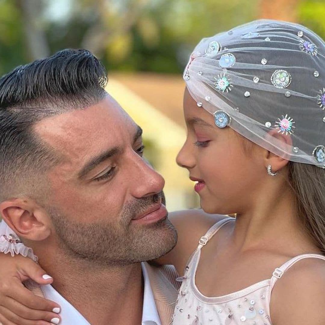 Toni Costa y su hija Alaïa, en el momento más especial en su primer baile padre e hija
