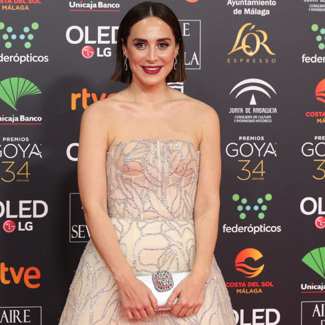 Tamara Falcó, una Cenicienta moderna sobre la alfombra roja con su vestido-corsé