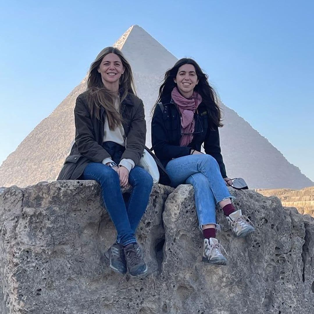 Manuela y Carlota Velasco, juntas de viaje en Egipto