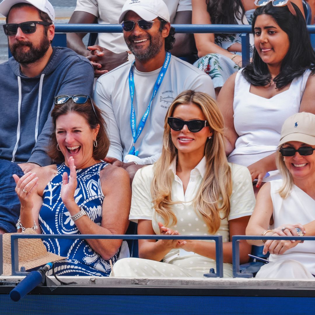Brooks Nader viendo un partido del US Open el 31 de agosto de 2025