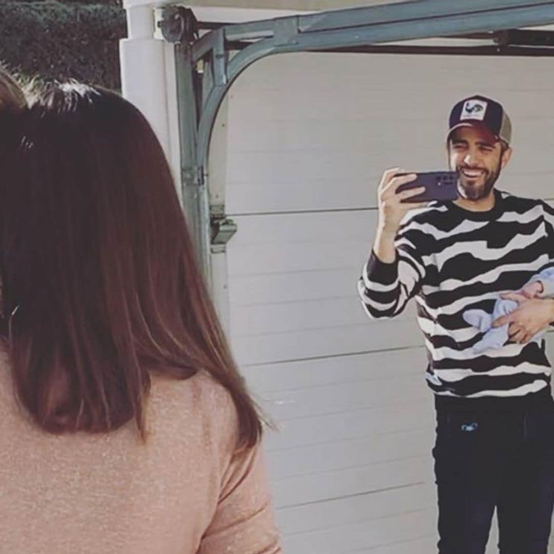 Así fue el momento en el que los hijos de Roberto Leal y Sara Rubio se conocieron