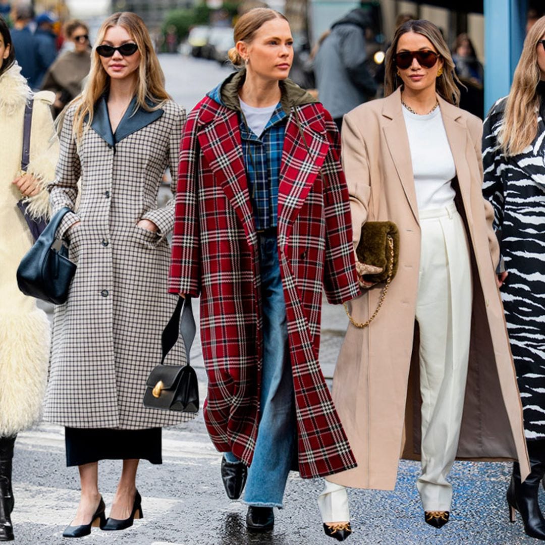 Diez looks para llevar abrigos largos de lunes a domingo sin aburrirte