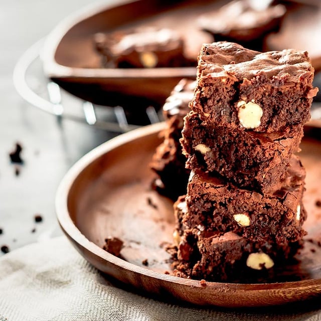receta brownie cafe nueces
