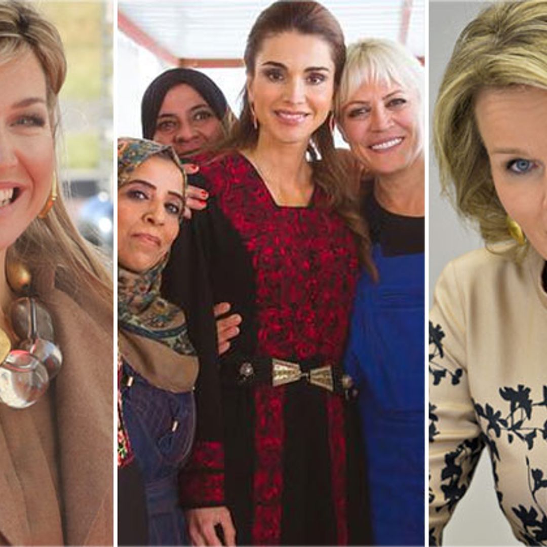 Máxima de Holanda, Matilde de Bélgica y Rania de Jordania celebran el Día de la Mujer