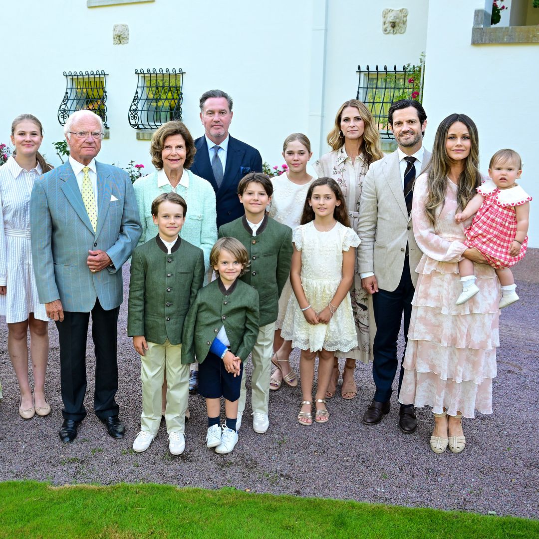 El susto de Julian, el hijo de 5 años de Carlos Felipe y Sofia de Suecia, que explica su inesperada aparición con el brazo escayolado