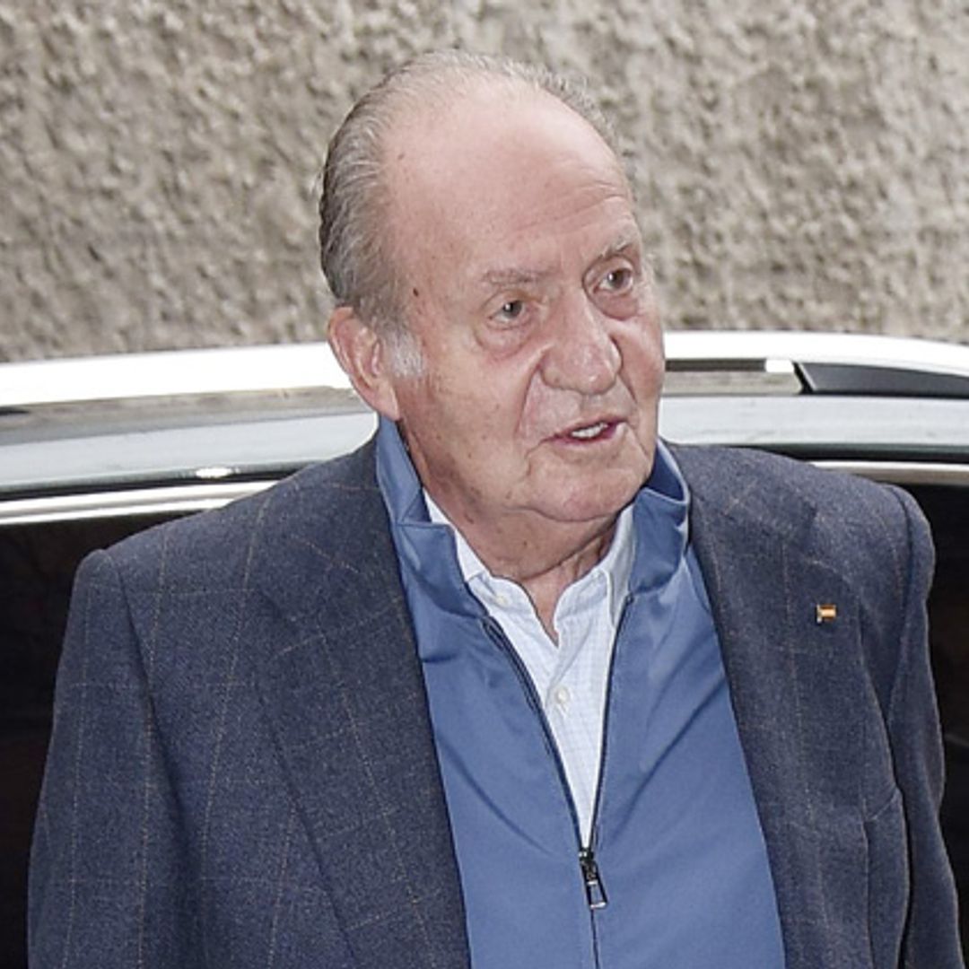 El rey Juan Carlos asiste al 77º cumpleaños de su hermana, la infanta Margarita