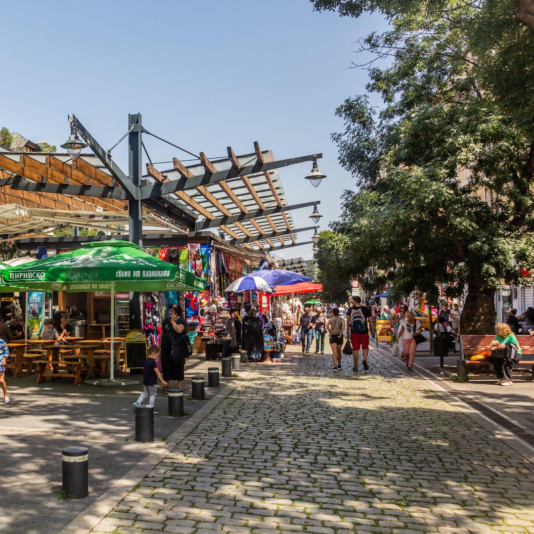 Mercado de Mujeres en Sofía, la capital búlgara