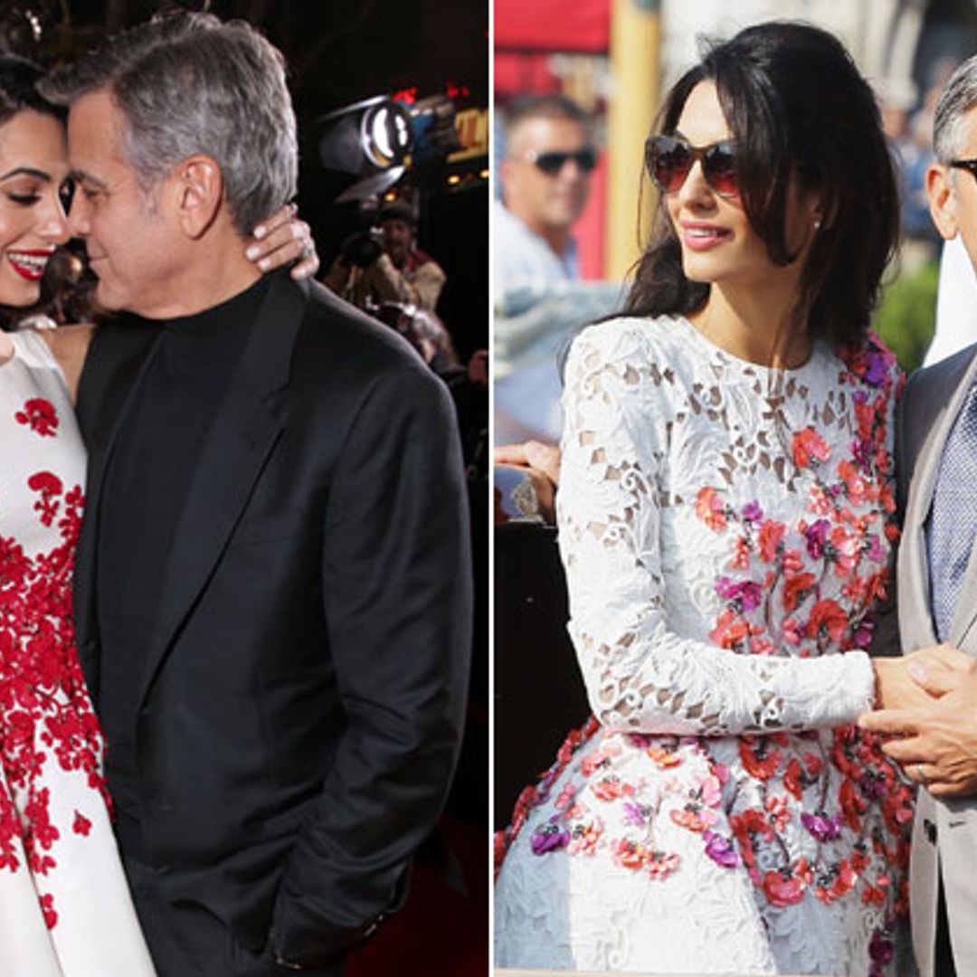 George y Amal Clooney, un 'déjà vu' de su boda