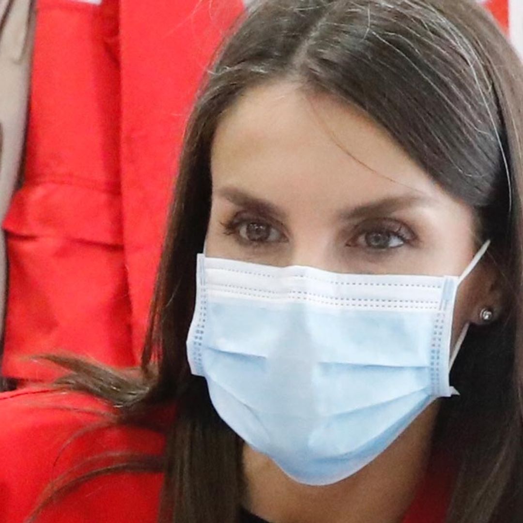 Llamadas, reuniones, supervisión del material... La Reina conoce  de primera mano la labor de los voluntarios
