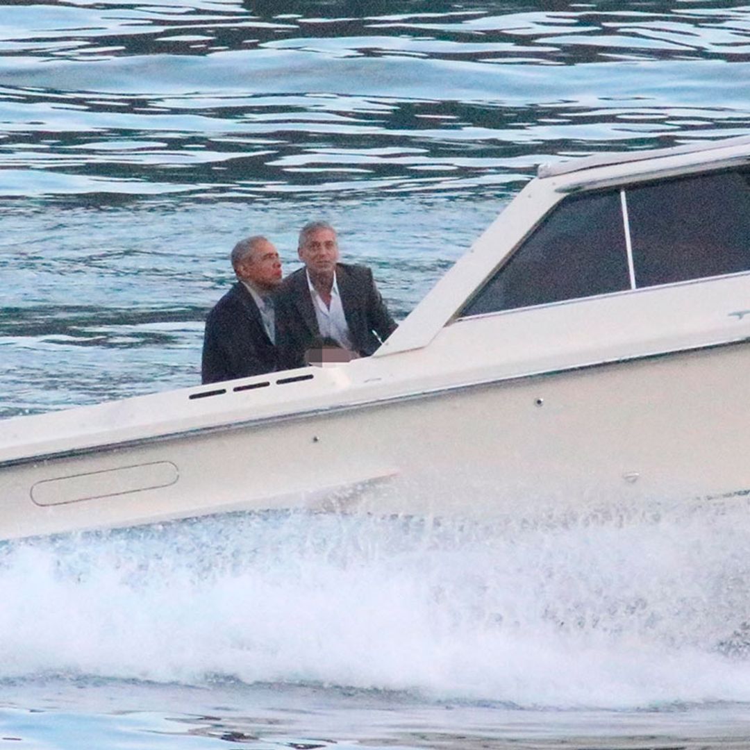 Los Obama, de vacaciones con los Clooney en su villa del Lago Como