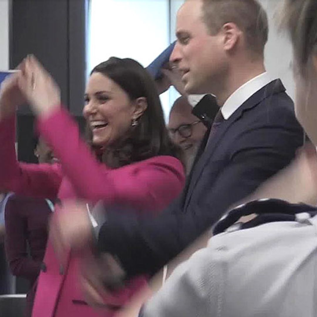 El divertido 'baile del meneo' de los Duques de Cambridge