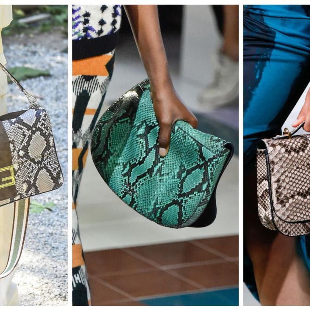 Bolsos de piel de serpiente, el must de la temporada