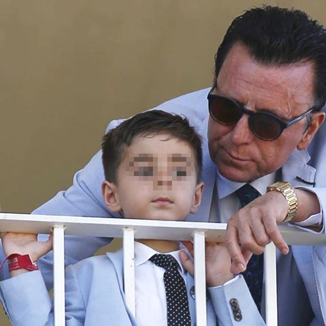 José María, hijo pequeño de Ortega Cano, un 'mininovio' en la boda de sus padres