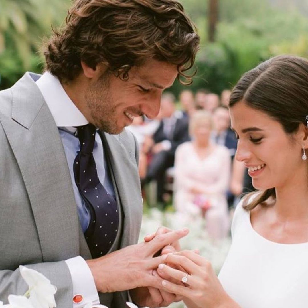 Sandra Gago comparte una imagen inédita de su boda y Feliciano reacciona con una romántica propuesta