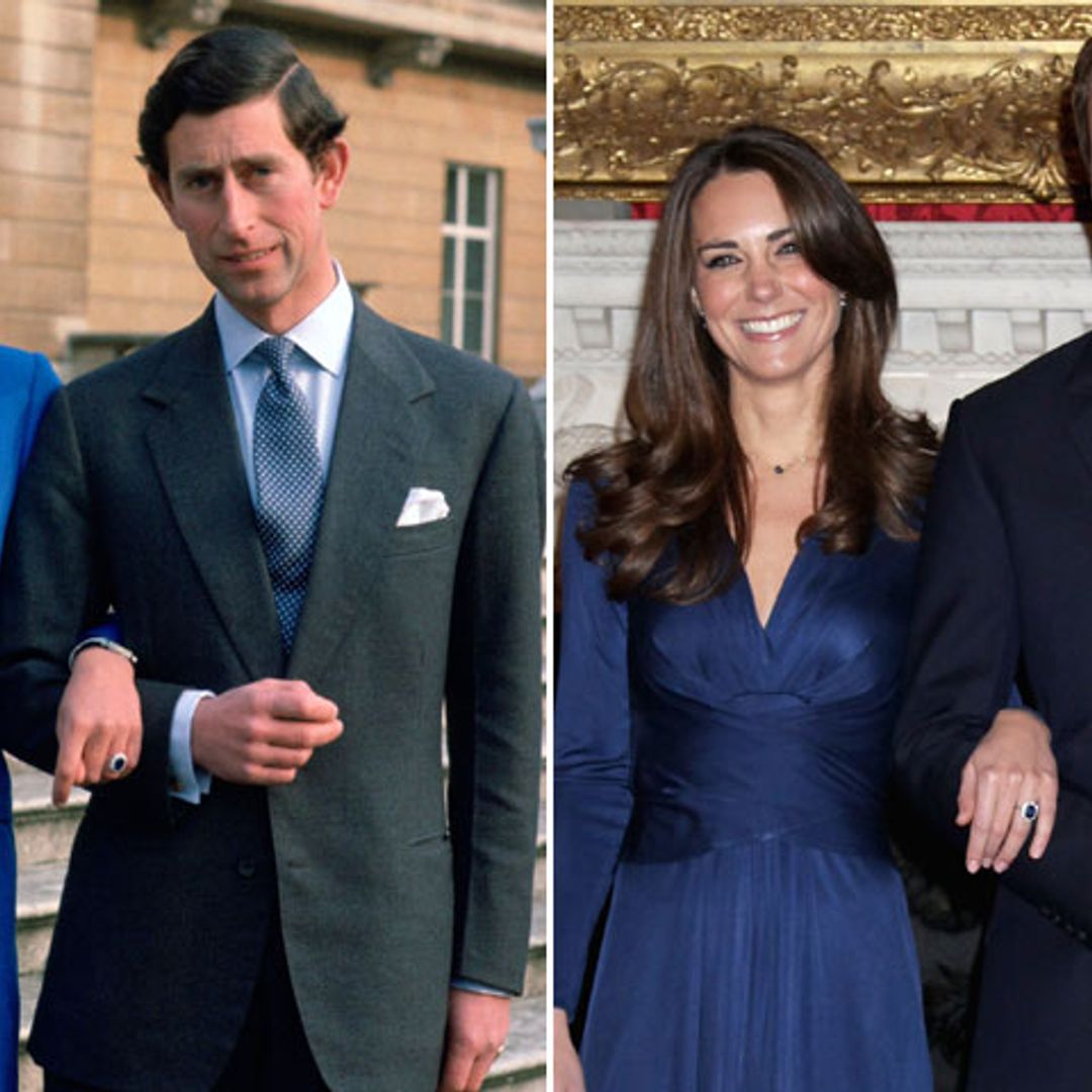 Recordamos cómo fueron los compromisos de los príncipes Carlos y Guillermo de Inglaterra