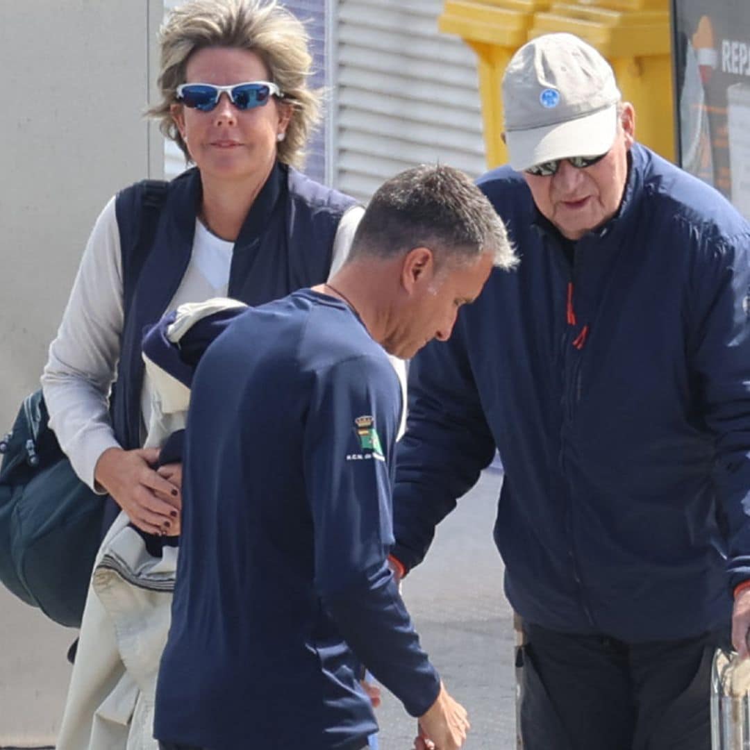 El fuerte vínculo del rey Juan Carlos con sus sobrinas que ha quedado patente de nuevo en Sanxenxo