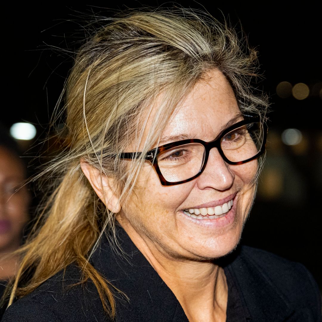 Queen Maxima of the Netherlands arrives at the airport and is welcomed by local authorities and traditional Maasai Dance on October 17, 2022 in Kilimanjaro, Tanzania