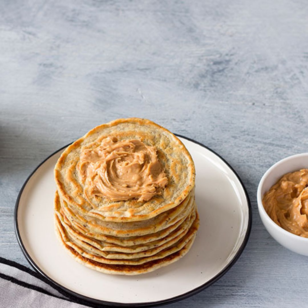 Crepes de avena con turrón