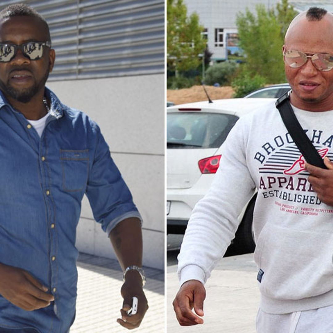 Tony Anikpe, exmarido de Raquel Mosquera, la visita en el hospital