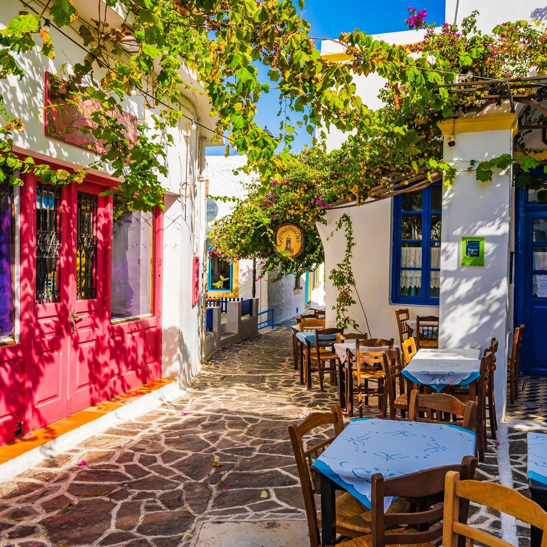 Plaka, la capital de la isla griega de Milos