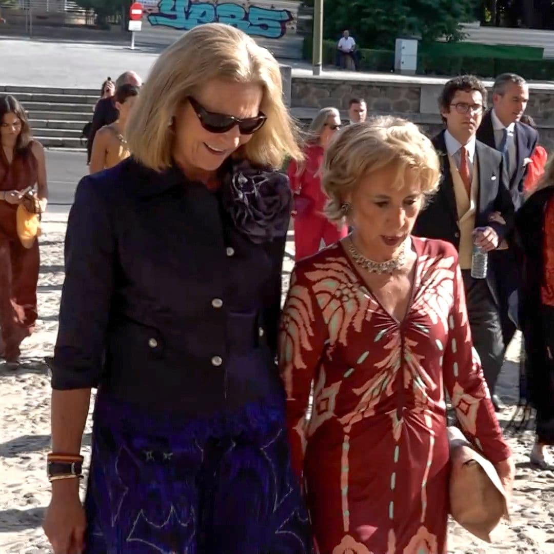 La infanta Elena y Jaime de Marichalar coinciden en una aristocrática boda celebrada en Toledo