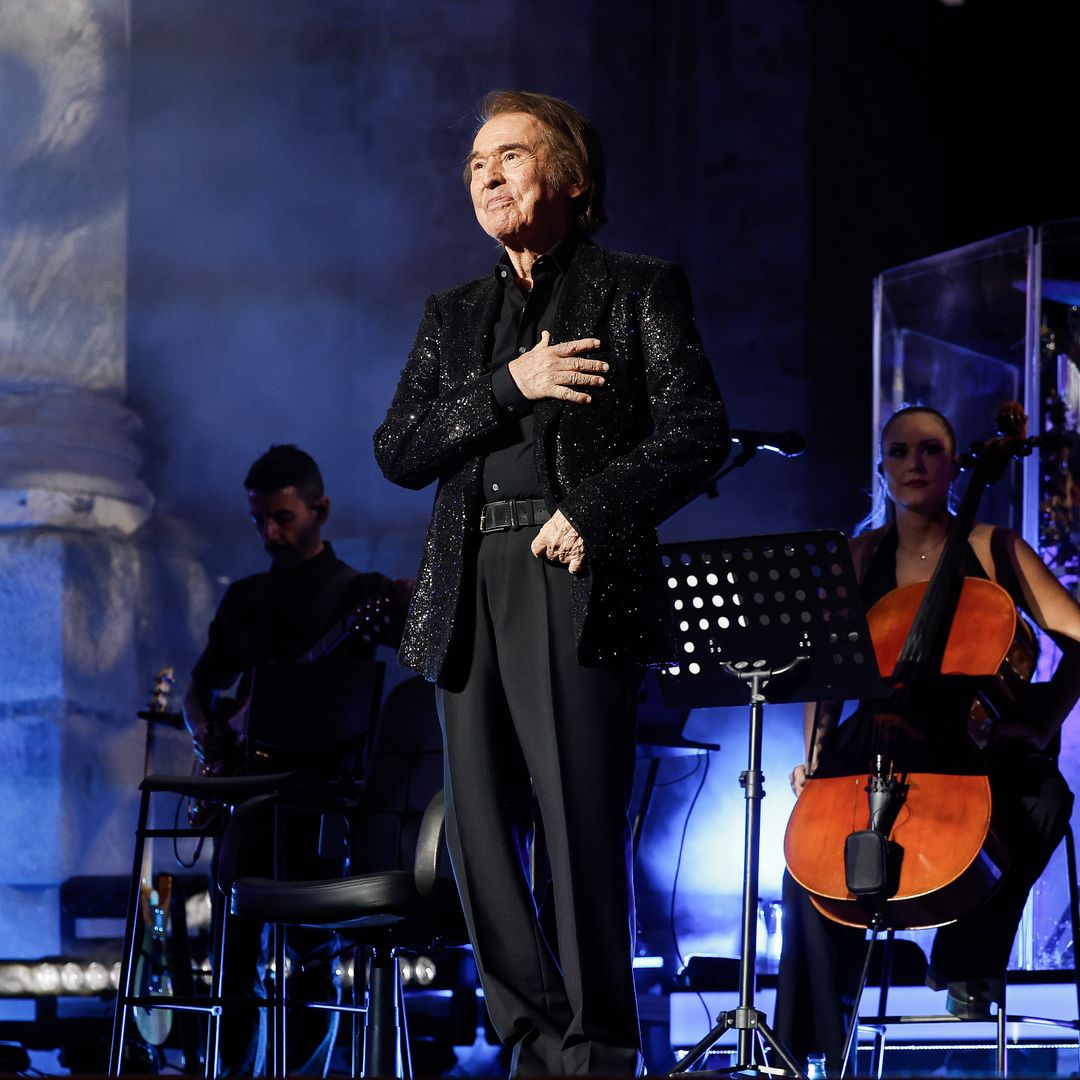 Raphael en su concierto de Mérida. 15 de junio de 2025