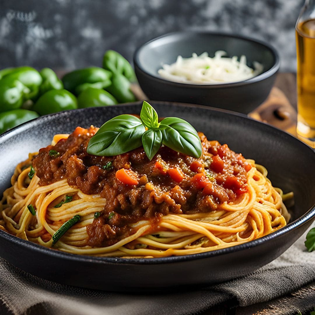 Boloñesa vegana sin carne, ¡te sorprenderá!