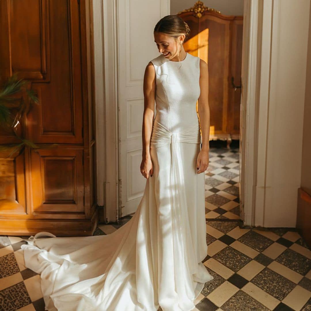Stella, la novia que se inspiró en la película 'Expiación' para crear su vestido soñado
