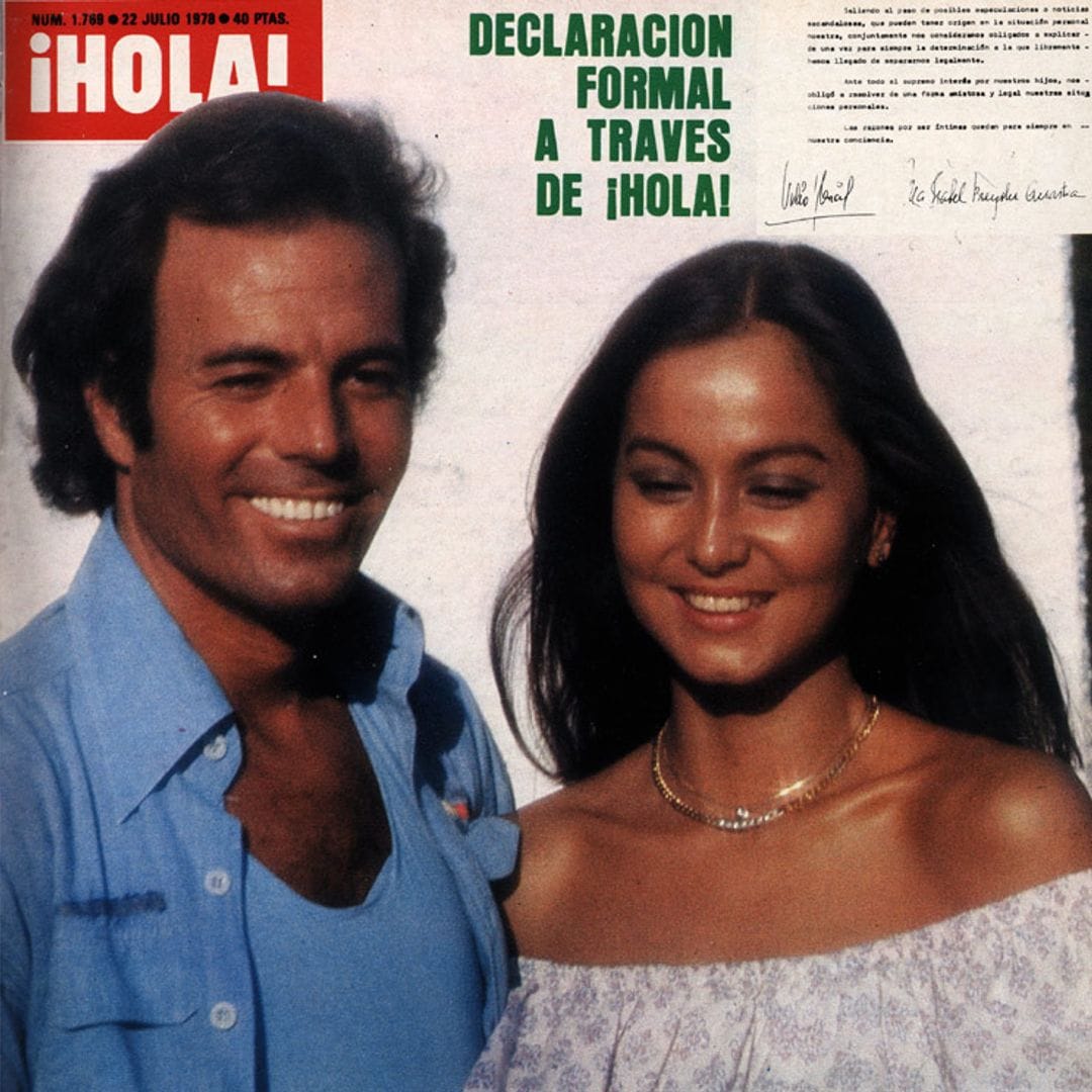 Julio Iglesias e Isabel Preysler, aquí se redactó el comunicado de divorcio que marcó una época